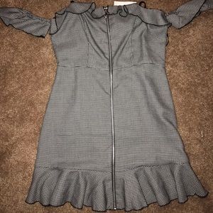 Black and white dress